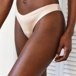 Lounge Underwear String Und Slip Seamless Lace Cheeky Briefs - Sand 8 Lounge Underwear String Und Slip Seamless Lace Cheeky Briefs - Sand