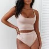Lounge Underwear Bamboo Basic Bralette (Set) - Taupe
