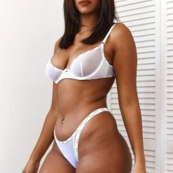 Lounge Underwear Mesh Balcony Bra (Set) - White Bügel-BH Sets 9 Lounge Underwear Mesh Balcony Bra (Set) - White Bügel-BH Sets