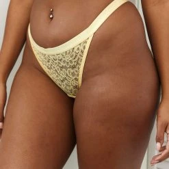 Lounge Underwear Outlet Balcony Thong - Lemon Outlet