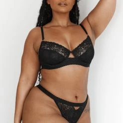 Lounge Underwear Flair Balcony Bra (Set) - Black 20 Lounge Underwear Flair Balcony Bra (Set) - Black