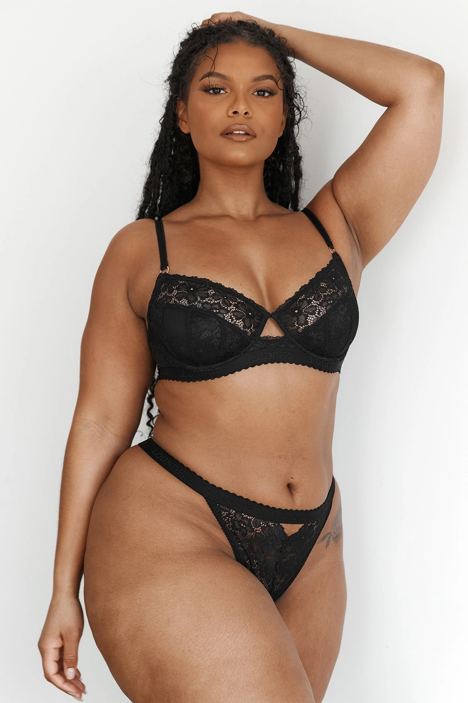 Lounge Underwear Flair Balcony Bra (Set) - Black 5 Lounge Underwear Flair Balcony Bra (Set) - Black