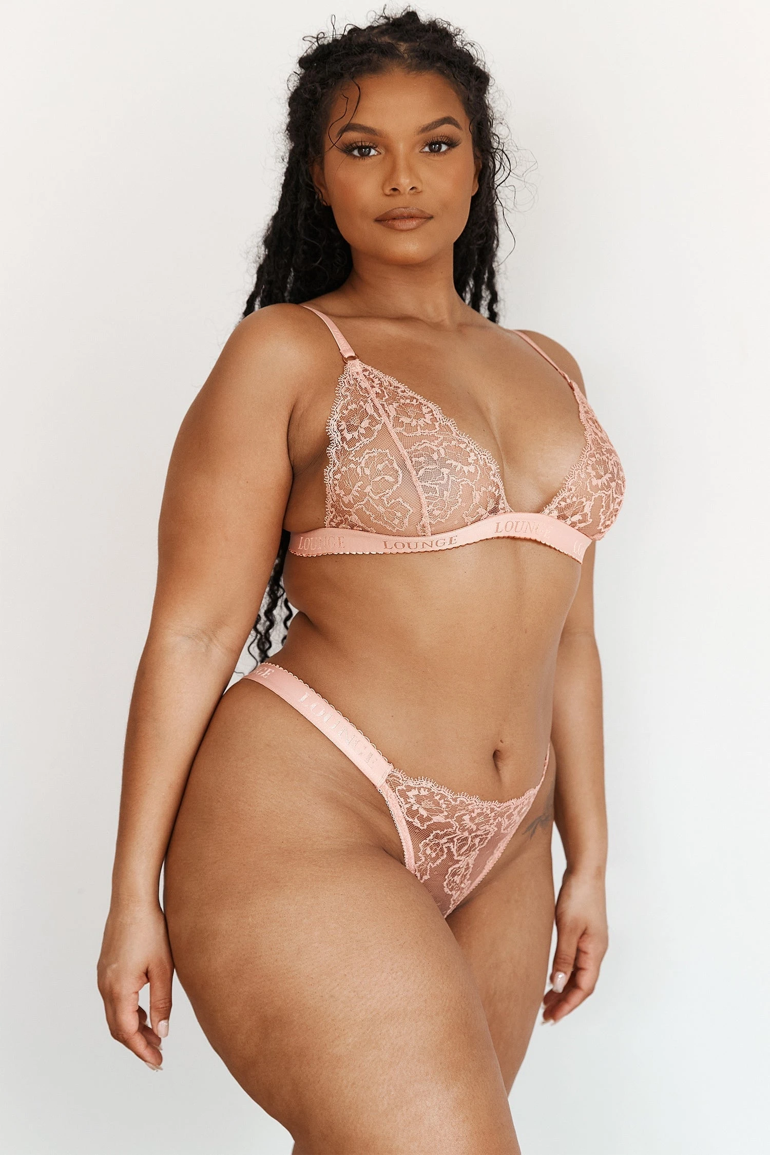 Lounge Underwear Embroidered Triangle Bra (Set) - Pink Bestsellers 9 Lounge Underwear Embroidered Triangle Bra (Set) - Pink Bestsellers