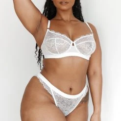 Lounge Underwear Neuheiten Desire Balcony Bra (Set) - White