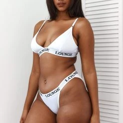 Lounge Underwear BH Ohne Bügel Sets Bamboo Triangle Bra (Set) - All White 28 Lounge Underwear BH Ohne Bügel Sets Bamboo Triangle Bra (Set) - All White