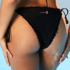 Lounge Underwear Hawaii Textured Bikini Top (Set) - Black