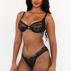 Lounge Underwear Liberty Balcony Bra (Set) - Black