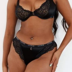 Lounge Underwear Bügel-BH Sets Sustainable Silk Balcony Bra (Set) - Black 18 Lounge Underwear Bügel-BH Sets Sustainable Silk Balcony Bra (Set) - Black