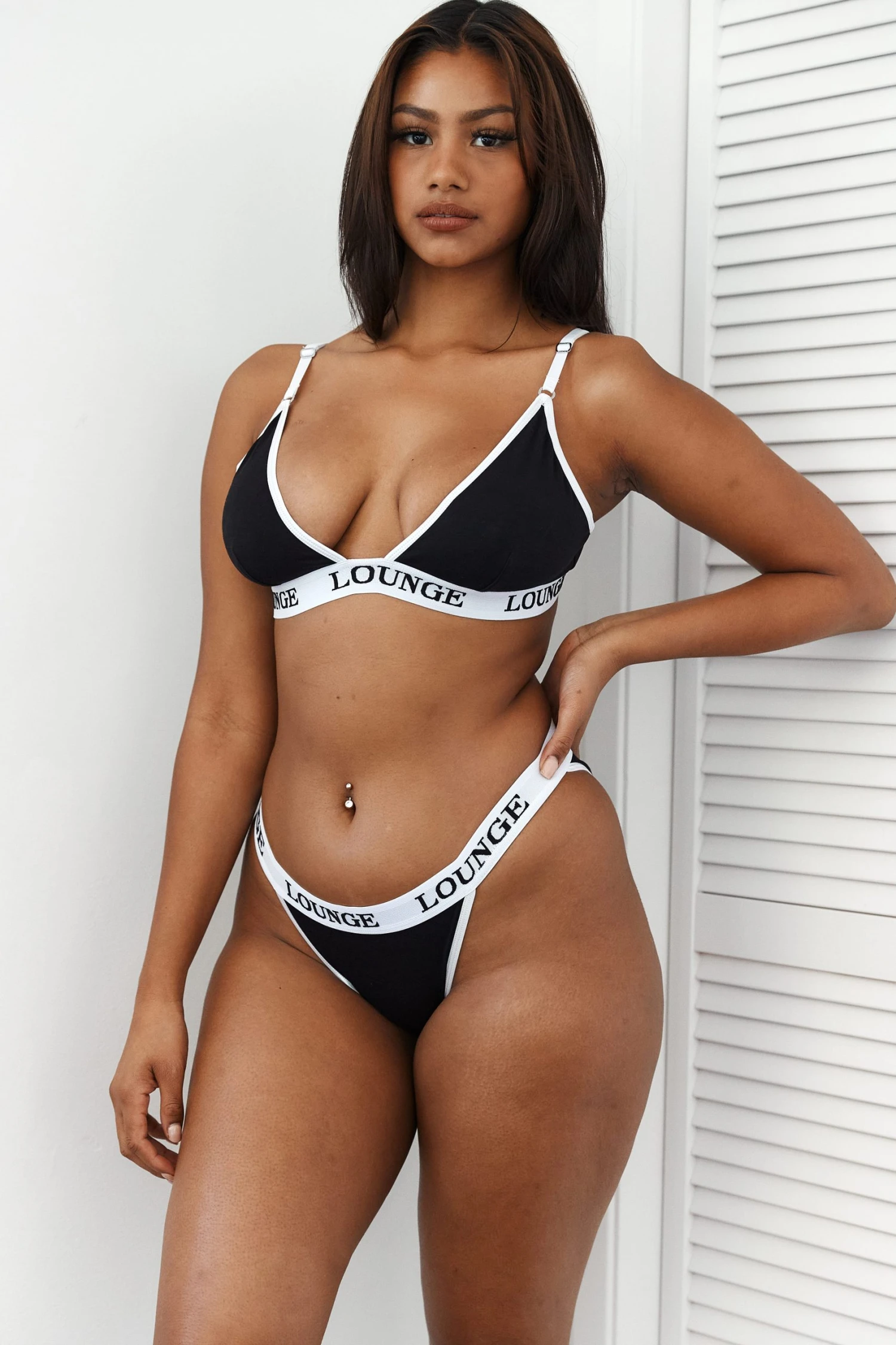 Lounge Underwear BH Ohne Bügel Sets Bamboo Triangle Bra (Set) - Black & White 14 Lounge Underwear BH Ohne Bügel Sets Bamboo Triangle Bra (Set) - Black & White