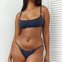 Lounge Underwear BH Ohne Bügel Sets Essential Bralette (Set) - Blue Charcoal