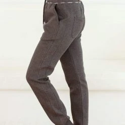 Lounge Underwear Outlet Outlet High Waisted Scrunchie Joggers - Charcoal