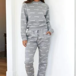 Lounge Underwear Outlet Signature Joggers - Grey 10 Lounge Underwear Outlet Signature Joggers - Grey