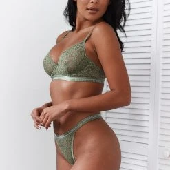 Lounge Underwear Outlet Outlet Balcony Bra (Set) - Khaki 13 Lounge Underwear Outlet Outlet Balcony Bra (Set) - Khaki