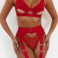 Lounge Underwear Luna Intimates Bra (Set) - Red