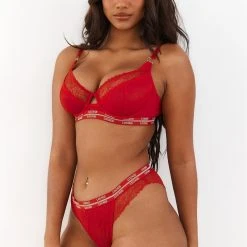 Lounge Underwear Vogue Balcony Bra (Set) - Maroon