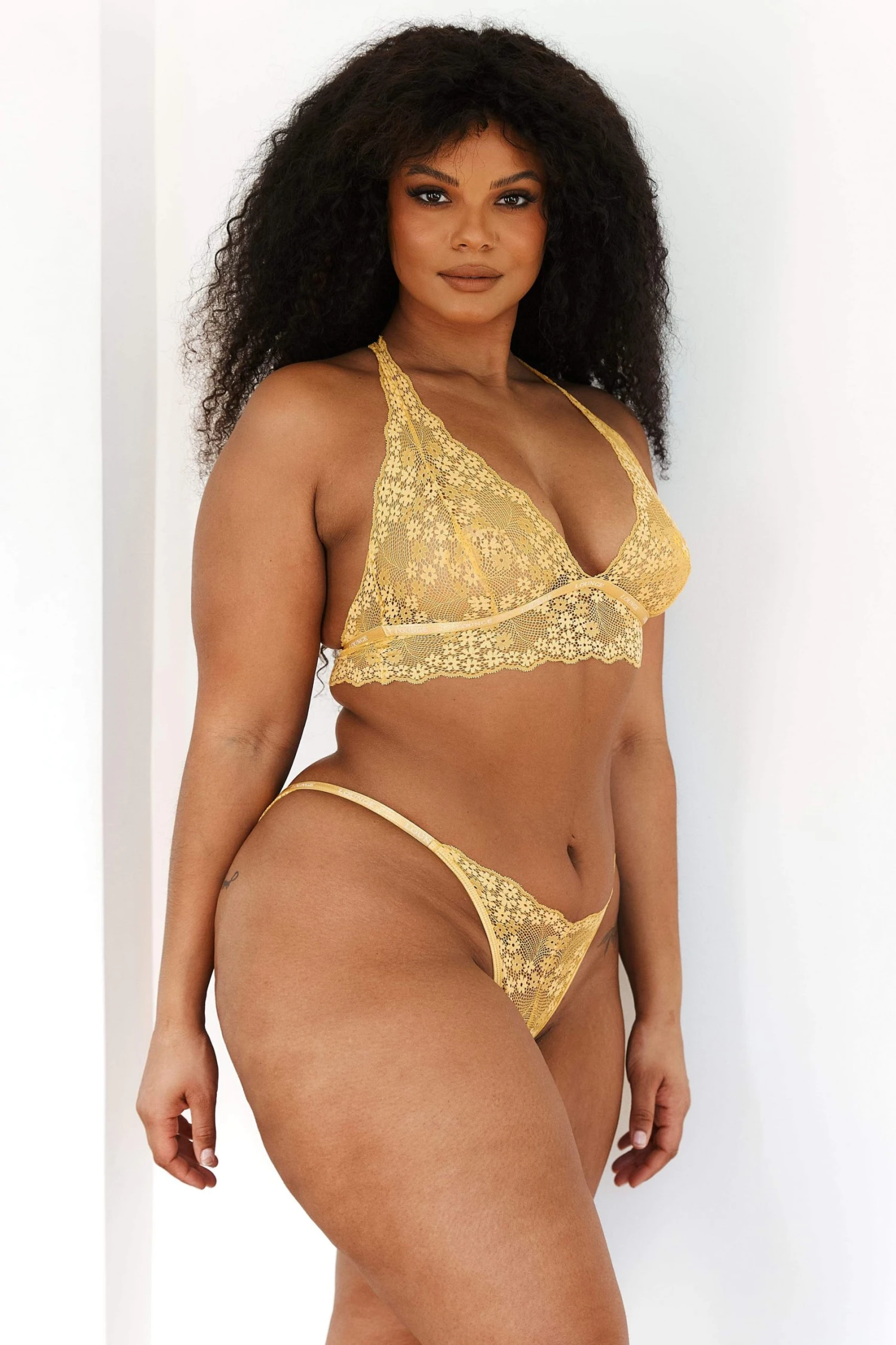 Lounge Underwear BH Ohne Bügel Sets Lace Triangle Bra (Set) - Mustard 17 Lounge Underwear BH Ohne Bügel Sets Lace Triangle Bra (Set) - Mustard