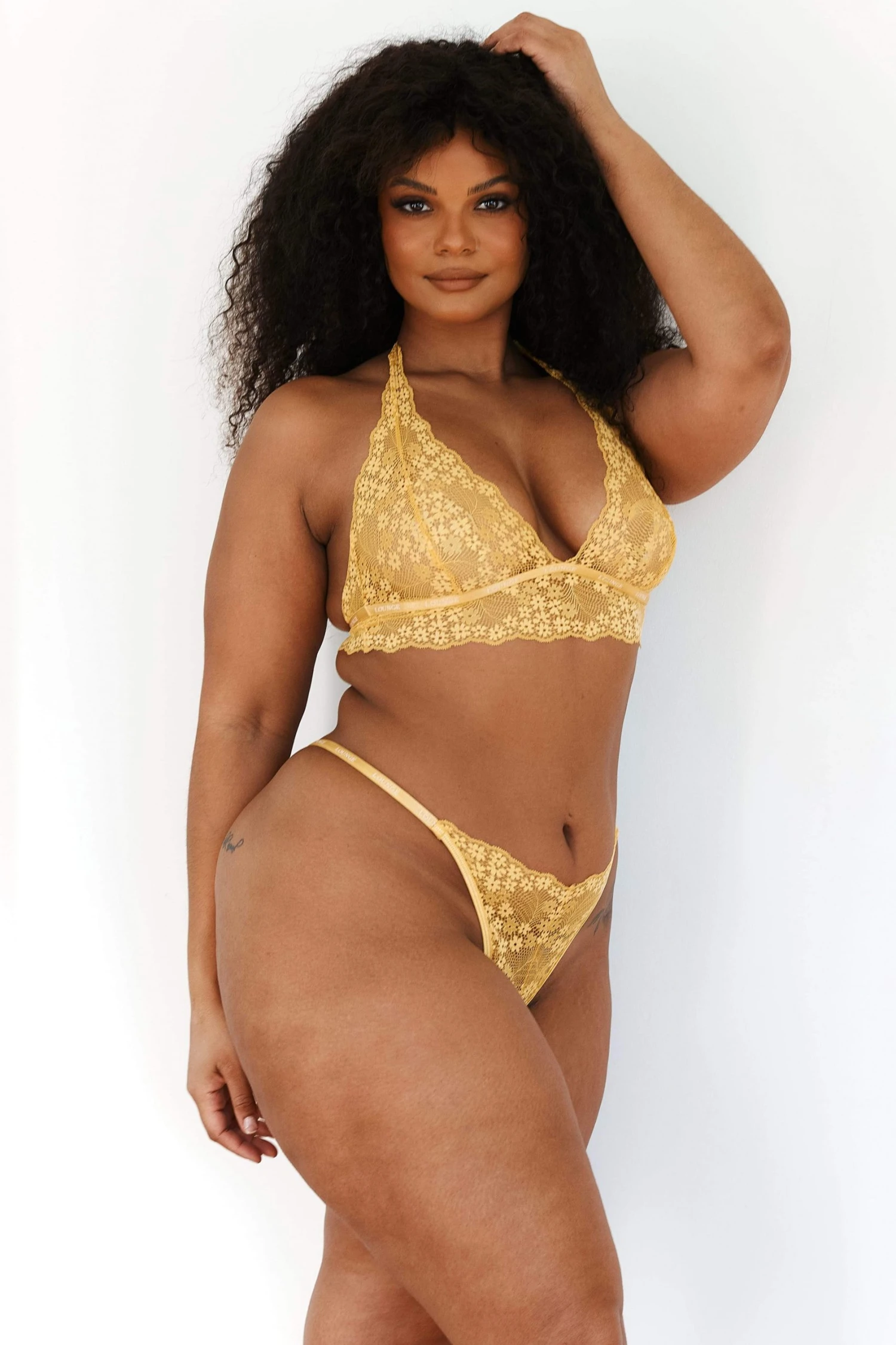 Lounge Underwear BH Ohne Bügel Sets Lace Triangle Bra (Set) - Mustard 5 Lounge Underwear BH Ohne Bügel Sets Lace Triangle Bra (Set) - Mustard
