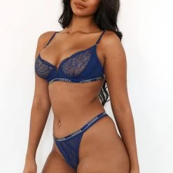 Lounge Underwear Sustainable Royal Balcony Bra (Set) - Navy Bestsellers 9 Lounge Underwear Sustainable Royal Balcony Bra (Set) - Navy Bestsellers