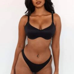 Lounge Underwear Sleek Mindful Bra (Set) - Black Bügel-BH Sets