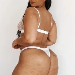 Lounge Underwear Embroidered Triangle Bra (Set) - White BH Ohne Bügel Sets 15 Lounge Underwear Embroidered Triangle Bra (Set) - White BH Ohne Bügel Sets