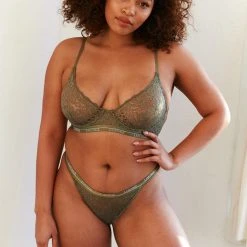 Lounge Underwear Outlet Outlet Balcony Bra (Set) - Khaki 14 Lounge Underwear Outlet Outlet Balcony Bra (Set) - Khaki