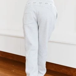 Lounge Underwear High Waisted Scrunchie Joggers - Ash White