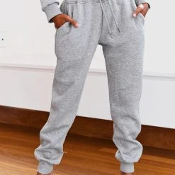 Lounge Underwear High Waisted Scrunchie Joggers - Grey