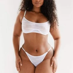 Lounge Underwear Nichtgepolsterte Bold Mesh Bra (Set) - White 27 Lounge Underwear Nichtgepolsterte Bold Mesh Bra (Set) - White