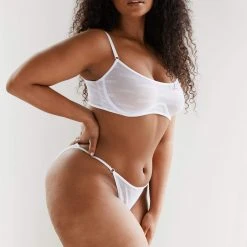 Lounge Underwear Nichtgepolsterte Bold Mesh Bra (Set) - White 29 Lounge Underwear Nichtgepolsterte Bold Mesh Bra (Set) - White