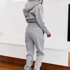 Lounge Underwear High Waisted Scrunchie Joggers - Grey