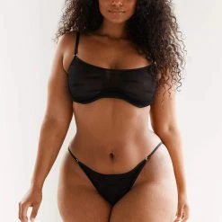 Lounge Underwear Bügel-BH Sets Bold Mesh Bra (Set) - Black