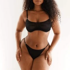 Lounge Underwear Bügel-BH Sets Bold Mesh Bra (Set) - Black