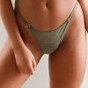 Lounge Underwear String Und Slip Bold Mesh Briefs - Khaki 2 Lounge Underwear String Und Slip Bold Mesh Briefs - Khaki