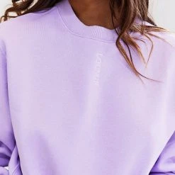 Lounge Underwear Crew Neck Jumper - Lilac 12 Lounge Underwear Crew Neck Jumper - Lilac