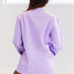 Lounge Underwear Crew Neck Jumper - Lilac 10 Lounge Underwear Crew Neck Jumper - Lilac
