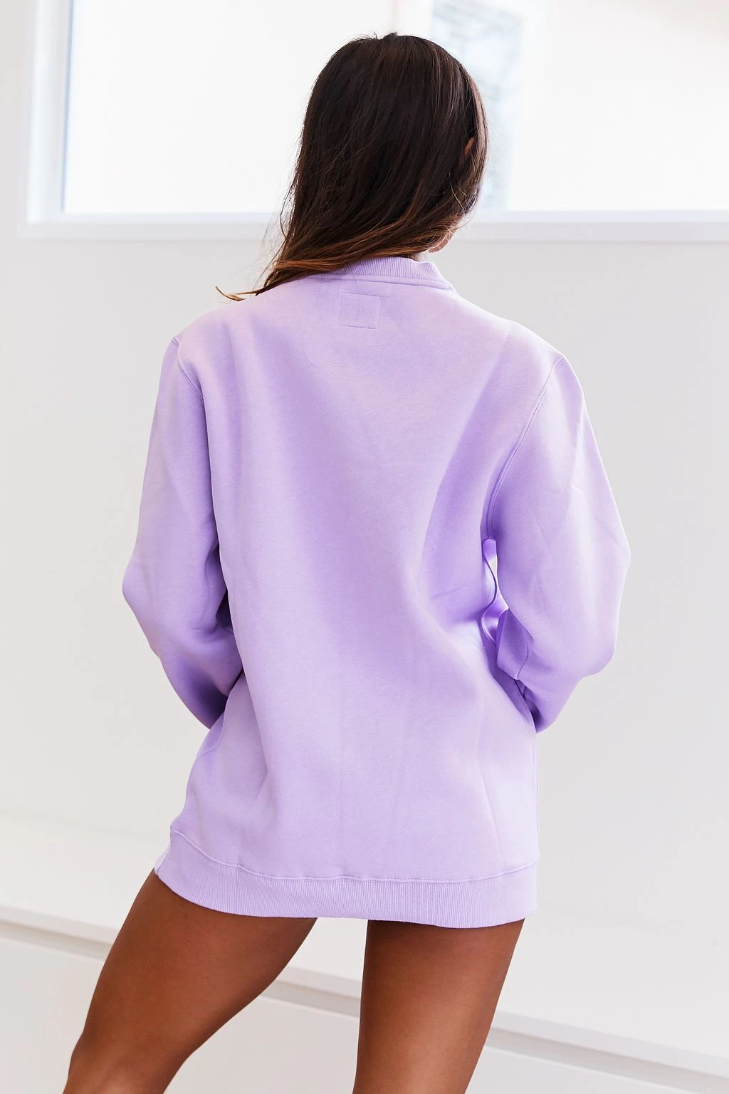 Lounge Underwear Crew Neck Jumper - Lilac 5 Lounge Underwear Crew Neck Jumper - Lilac