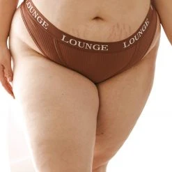 Lounge Underwear Ultra Comfort Ribbed Thong - Mocha 12 Lounge Underwear Ultra Comfort Ribbed Thong - Mocha