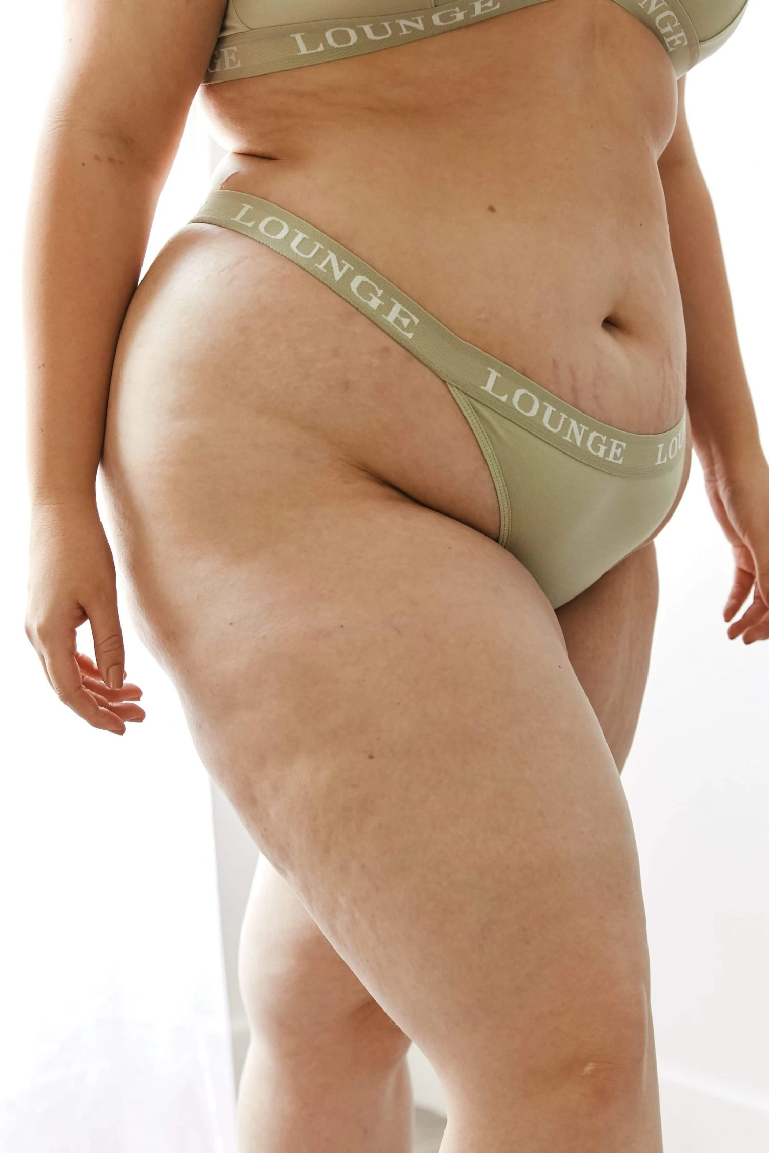 Lounge Underwear String Und Slip Bamboo Triangle Thong - Olive 8 Lounge Underwear String Und Slip Bamboo Triangle Thong - Olive