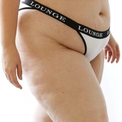 Lounge Underwear String Und Slip Bamboo Triangle Briefs - White