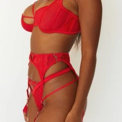 Lounge Underwear Maya Intimates Bra (Set) - Maroon 9 Lounge Underwear Maya Intimates Bra (Set) - Maroon