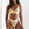 Lounge Underwear Outlet Outlet Balcony Bra (Set) - Lemon