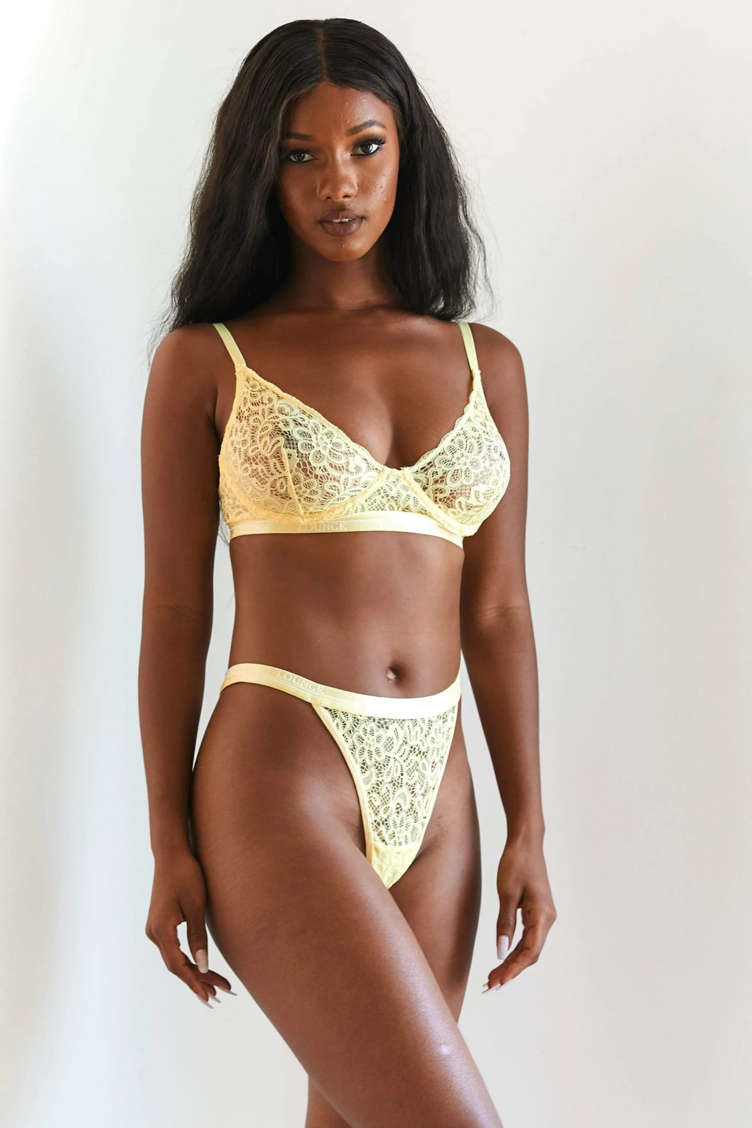 Lounge Underwear Outlet Outlet Balcony Bra (Set) - Lemon 6 Lounge Underwear Outlet Outlet Balcony Bra (Set) - Lemon