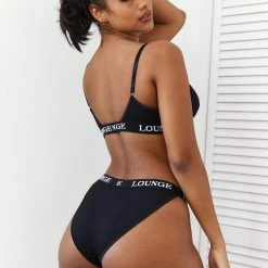 Lounge Underwear Bamboo Triangle Bra (Set) - All Black BH Ohne Bügel Sets 29 Lounge Underwear Bamboo Triangle Bra (Set) - All Black BH Ohne Bügel Sets