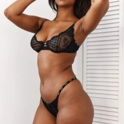 Lounge Underwear Sustainable Charmed Balcony Bra (Set) - Black 22 Lounge Underwear Sustainable Charmed Balcony Bra (Set) - Black