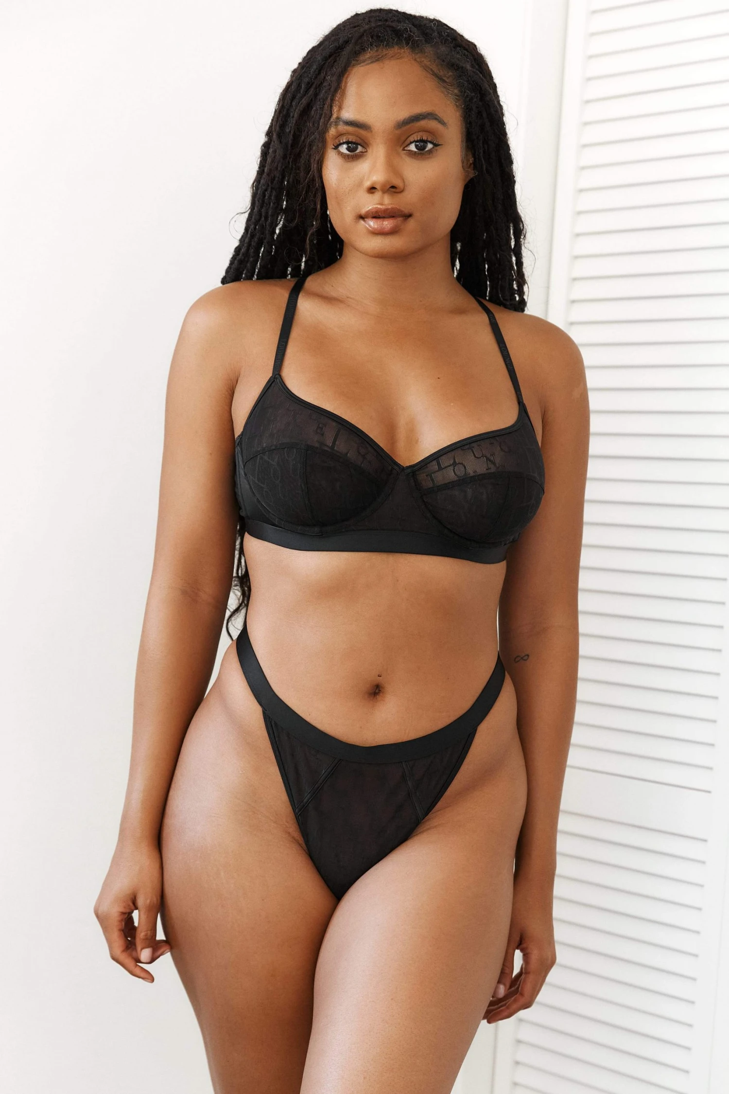 Lounge Underwear Chic Balcony Bra (Set) - Black 3 Lounge Underwear Chic Balcony Bra (Set) - Black