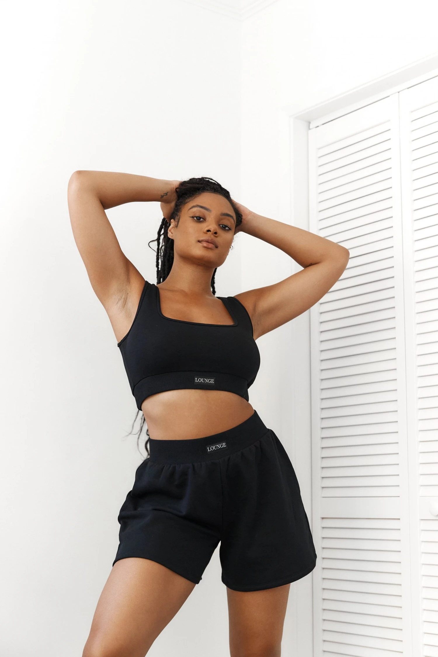 Lounge Underwear Essential Crop Top (Set) - Black 10 Lounge Underwear Essential Crop Top (Set) - Black
