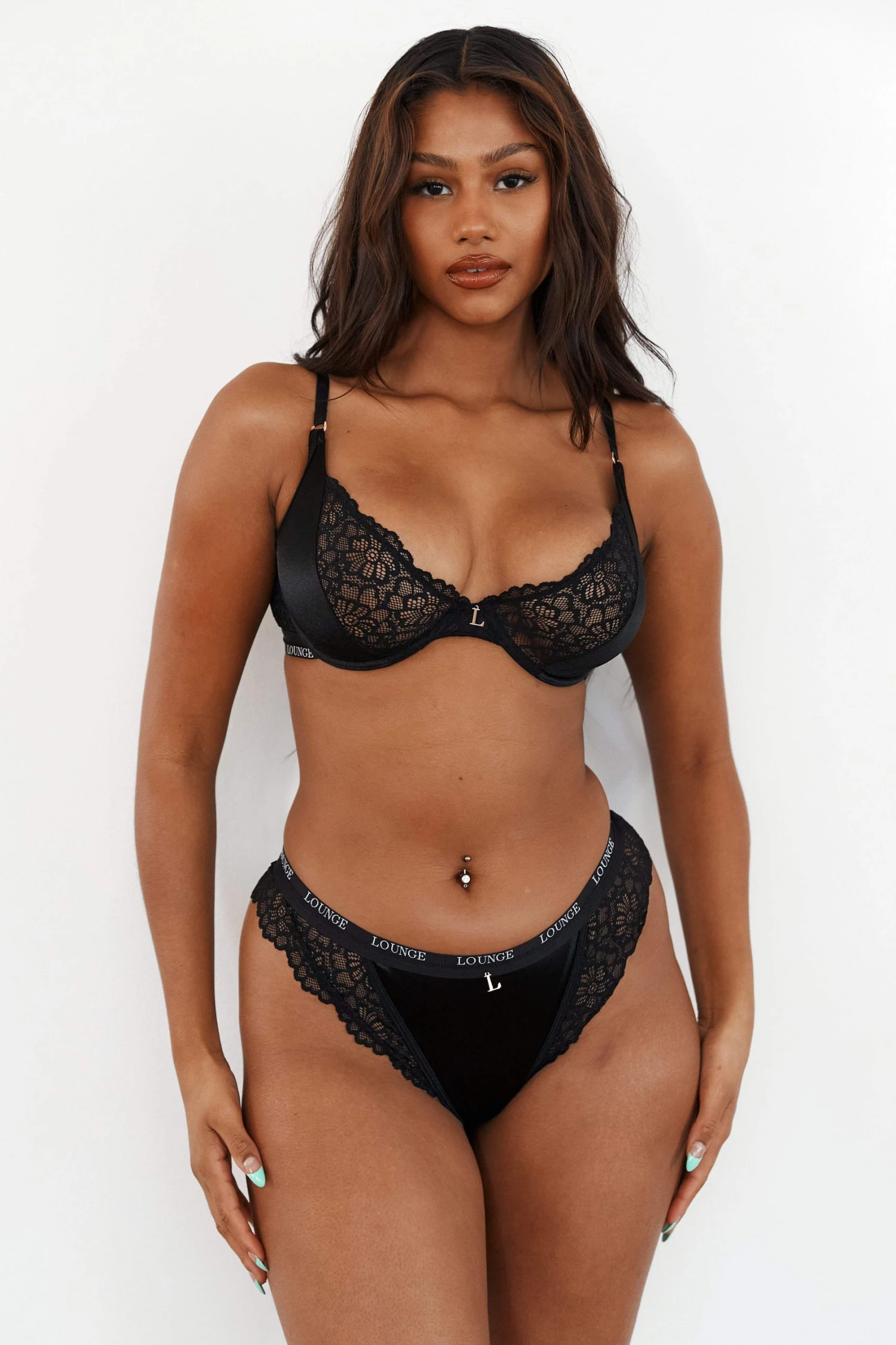 Lounge Underwear Bügel-BH Sets Sustainable Silk Balcony Bra (Set) - Black 3 Lounge Underwear Bügel-BH Sets Sustainable Silk Balcony Bra (Set) - Black