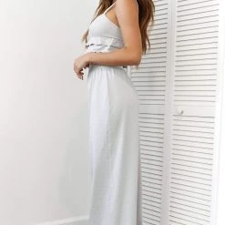 Lounge Underwear Frill Pyjama Trousers - Frost 20 Lounge Underwear Frill Pyjama Trousers - Frost