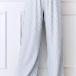 Lounge Underwear Soft Waffle Pyjama Trousers - Frost Schlaf