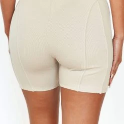 Lounge Underwear Soft Chic Ribbed Shorts - Oatmeal
